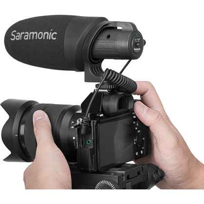 1019114_E.jpg - Saramonic CamMic+ Battery-Powered Camera-Mount Shotgun Microphone