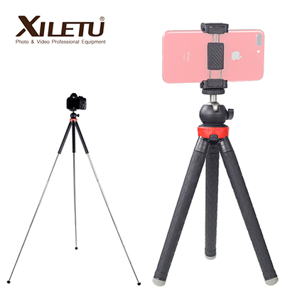 1019154_A.jpg - XILETU XS-110 Mini Tripod with Phone Adapter plus Extension to Maximum 110cm - Image 1