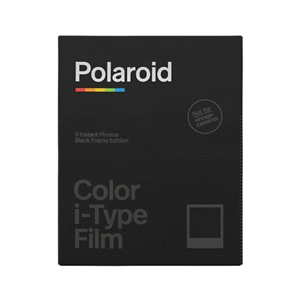 Polaroid Colour i-Type Film - 8 Photos - Black Frame Edition