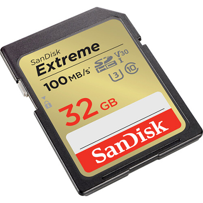 1019964_A.jpg - SanDisk 32GB Extreme UHS-I SDHC 100MB/S Memory Card
