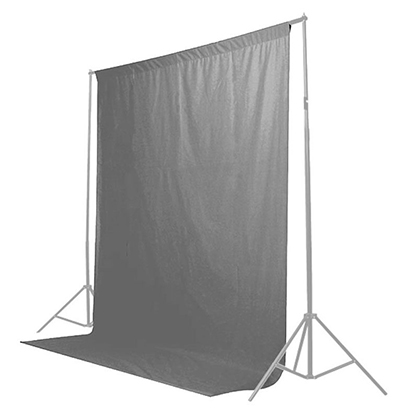 1022084_A.jpg - Krane OT-BG23 Fabric Backdrop 2x3m Grey - Image 1