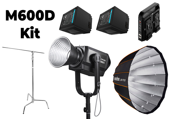 Godox M600D Daylight LED Studio Kit