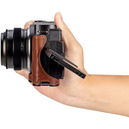 1023414_A.jpg - SmallRig Leather Half-Case for Panasonic Lumix S9 Mirrorless Camera 4703 - Image 1