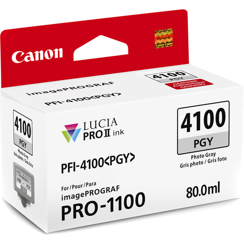 Best image for Canon PFI-4100 Photo Grey Pigment Ink Tank (80mL)