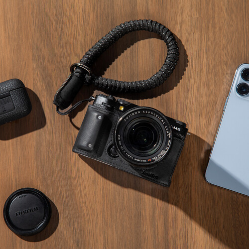 1024064_B.jpg - SmallRig Leather Half Case Kit for FUJIFILM X-M5 (Black) 4879 - Image 2