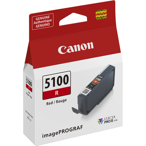 Best image for Canon PFI-5100 LUCIA PRO II Red Ink Tank (14.4mL)