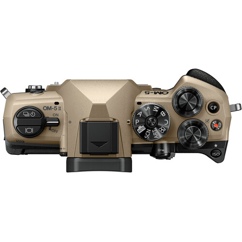 1025004_B.jpg - OM SYSTEM OM-5 Mark II Mirrorless Camera (Sand Beige) - Image 2