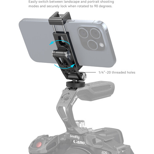 Best image for SmallRig Cold Shoe Phone Holder and for DJI RS Series Gimbals 4301