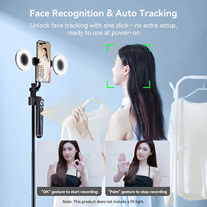 1025894_A.jpg - Telesin Intelligent Auto Tracking Tripod - Image 1
