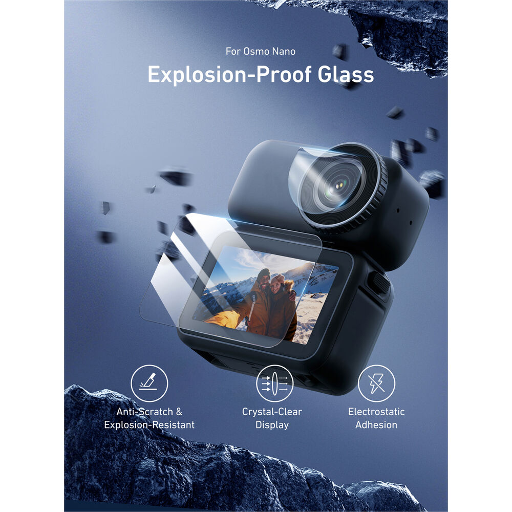 1026124_A.jpg - Telesin Lens  &  Screen Protector Set for DJI Osmo Nano - Image 1