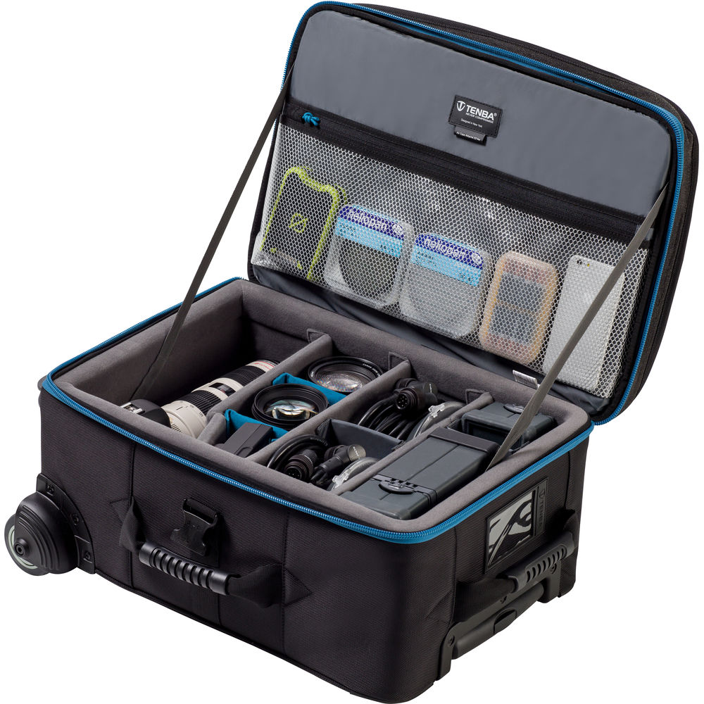 1026134_A.jpg - Tenba Transport Air Wheeled Case Attache 2214W (Black) - Image 1