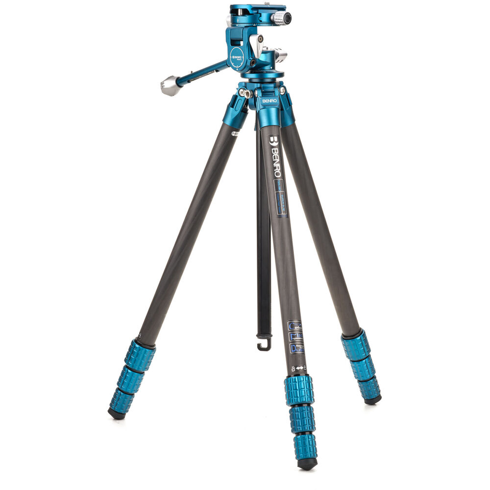 Benro SuperSlim Carbon Fibre Series 0 Tripod with PHVF2 Flip Head - Best Available Image