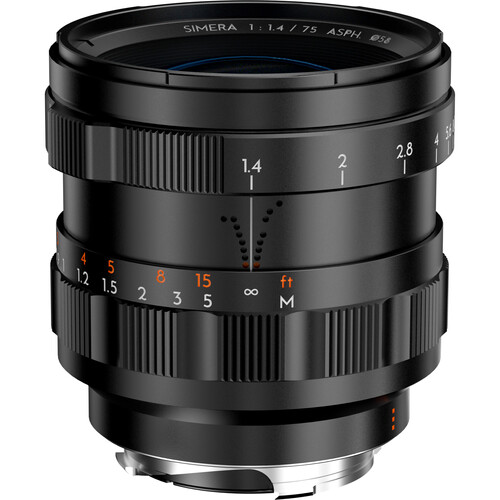 Thypoch Simera 75mm f/1.4 ASPH Lens (Leica M, Black) - Best Available Image