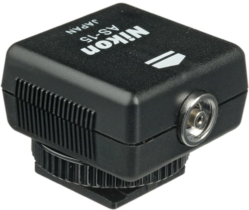 Nikon AS-15 Sync Terminal Adapter (Hot Shoe to PC) - Best Available Image