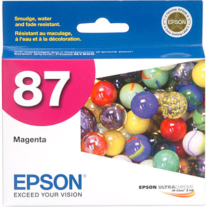 Best image for EPSON T0873 MAGENTA INK (R1900)