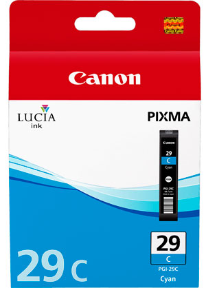 Best image for Canon PGI29C Cyan Ink Cartridge (Pro-1)