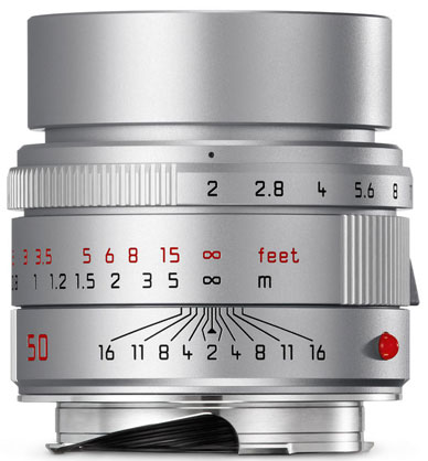Leica 50mm f/2 APO Summicron-M silver