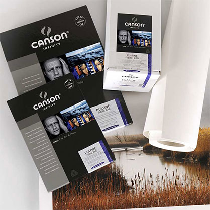 Best image for Canson Platine Fibre Rag 310gsm 1524mmX15.2m roll