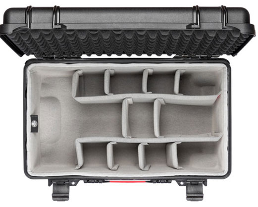 1014945_A.jpg - HPRC 2550WSS Wheeled Hard Case -Grey/Turquoise - Image 1