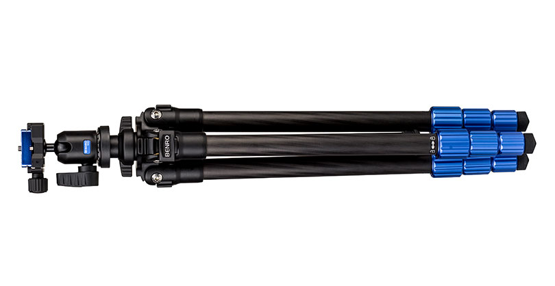 1015785_B.jpg - Benro TSL08CN00 Slim Carbon-Fiber Tripod with Ball Head - Image 2