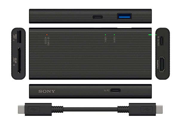 Sony Fast UHS-II SD/microSD Reader on USB-C Hub - Best Available Image