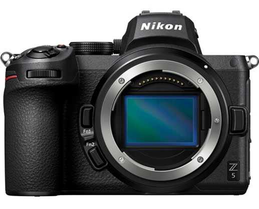 Best image for Nikon Z5 Camera Body Only