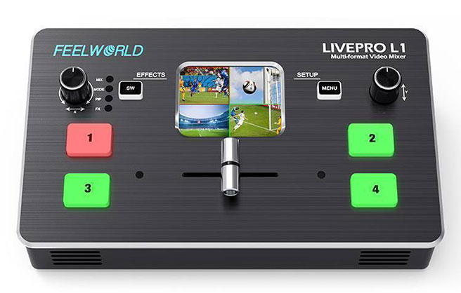 Best image for Feelworld LIVEPRO L1 Video Switcher with 4 HDMI in 1 HDMI out