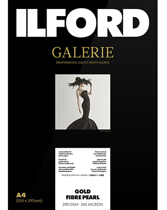 Ilford Galerie Gold Fibre Pearl 290gsm A3 (29.7cm x 42cm) 25 sheets