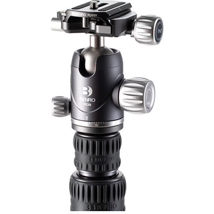 1017025_A.jpg - Benro Bat One Series Carbon Fiber Travel Tripod with VX20 Ball Head (65.2") - Image 1