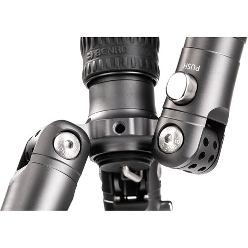 1017025_C.jpg - Benro Bat One Series Carbon Fiber Travel Tripod with VX20 Ball Head (65.2") - Image 3
