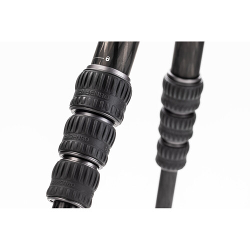 1017025_D.jpg - Benro Bat One Series Carbon Fiber Travel Tripod with VX20 Ball Head (65.2") - Image 4