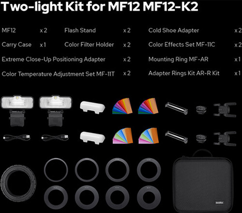 1018625_C.jpg - Godox MF12 Macro Flash 2-Light Kit - Image 3