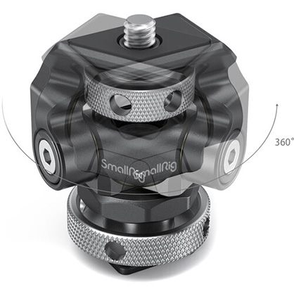 1019025_A.jpg - SmallRig Swivel and Tilt Monitor Mount with Shoe Adapter Mount 2905 - Image 1