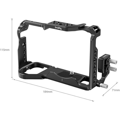 1019285_A.jpg - SmallRig Camera Cage and Cable Clamp for FUJIFILM GFX 100S and GFX 50S II