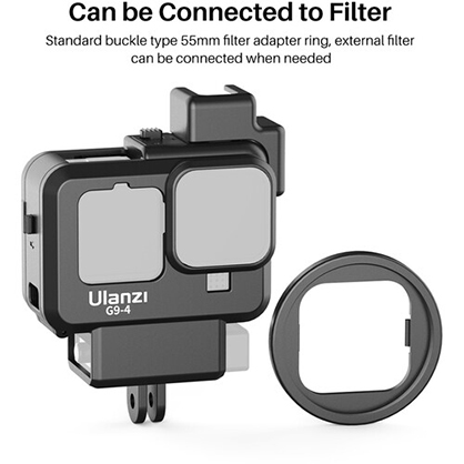 1019535_D.jpg - Ulanzi G9-4 Plastic Camera Cage for GoPro HERO9 HERO10 HERO11 - Image 4