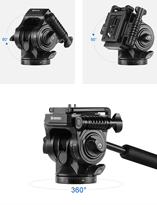 1020265_B.jpg - Benro A1883F+BV3H Video Tripod Kit - Image 2