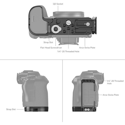 1020545_B.jpg - SmallRig L-Shape Mount Plate for Canon EOS R6 MK II, R5, R5 C and R6