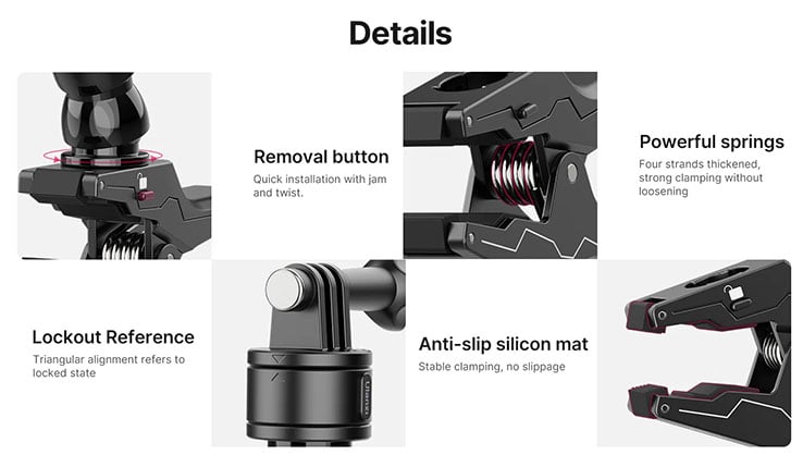 1021915_D.jpg - Ulanzi Go-Quick II Magnetic Quick Release Mount Clamp - Image 3