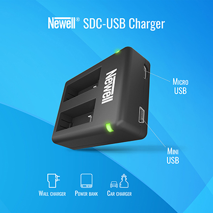 1021975_A.jpg - Newell SDC-USB for AHDBT-901 dual channel charger for Gopro 9 10 11 12 - Image 1