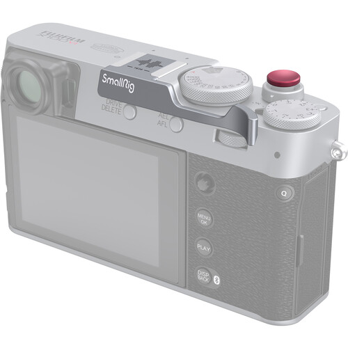 1022575_A.jpg - SmallRig Thumb Grip for FUJIFILM X100VI/X100V (Silver) 4566 - Image 1