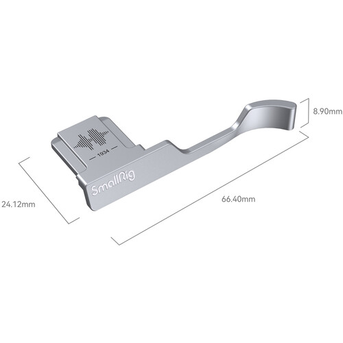 1022575_D.jpg - SmallRig Thumb Grip for FUJIFILM X100VI/X100V (Silver) 4566 - Image 4