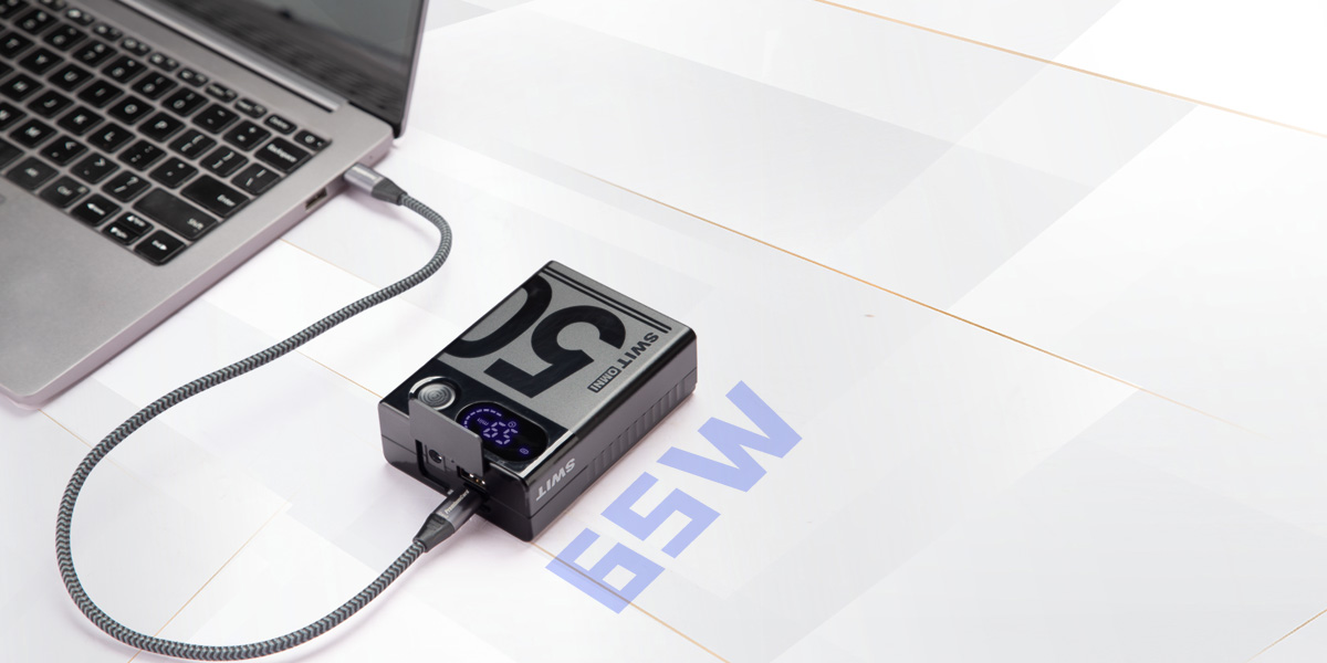 1022715_B.jpg - SWIT 50Wh USB-C Info Pocket V-mount Battery - Image 2