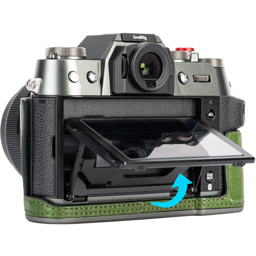 1023235_B.jpg - SmallRig Leather Half Case Kit for FUJIFILM X-T50 (Green) 4711 - Image 2
