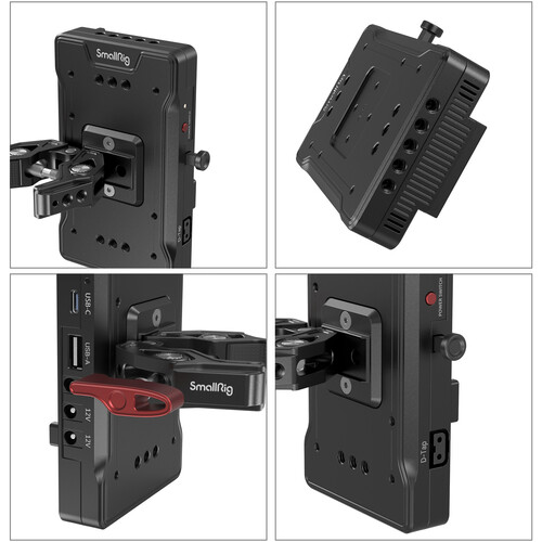 1023245_A.jpg - SmallRig V-Mount Battery Adapter Plate with Crab-Shaped Clamp 3202B - Image 1