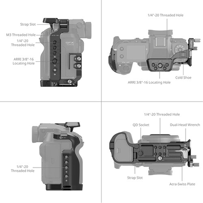 1023415_C.jpg - SmallRig Cage Kit for FUJIFILM GFX 100S II 4715 - Image 3