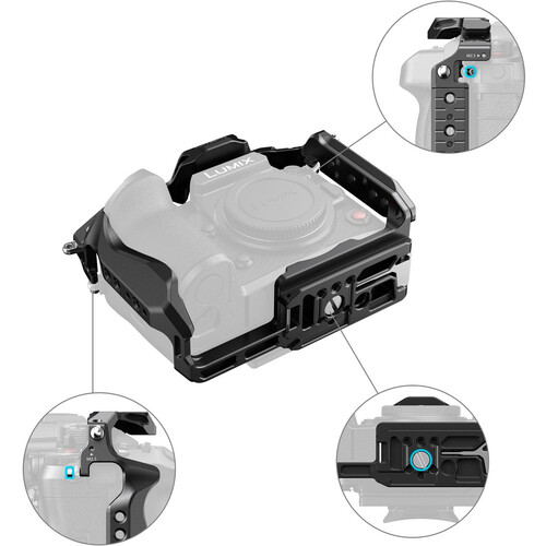 1023645_C.jpg - SmallRig HawkLock Quick Release Cage Kit for Panasonic Lumix GH7/GH6 4825 - Image 3