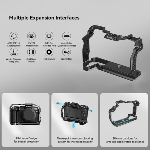 1024205_B.jpg - SmallRig Full Camera Cage for Canon EOS R50 4214 - Image 2