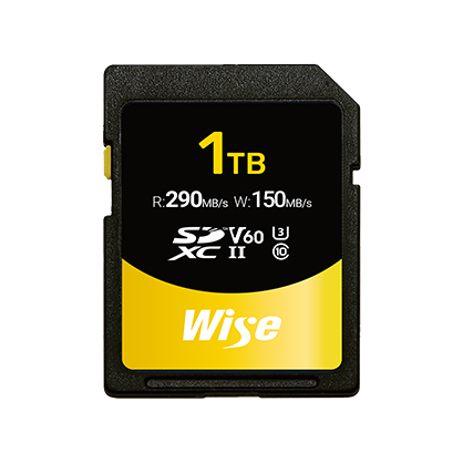 Wise 1TB SD-S UHS-II SDXC V60 Memory Card - Best Available Image