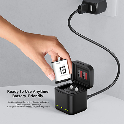 1024835_B.jpg - Telesin Retractable Charging Box for GoPro Hero 13 - Image 2