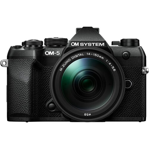 OM SYSTEM OM-5 Mark II Mirrorless Camera with 14-150mm f/4-5.6 II Lens (Black) - Best Available Image